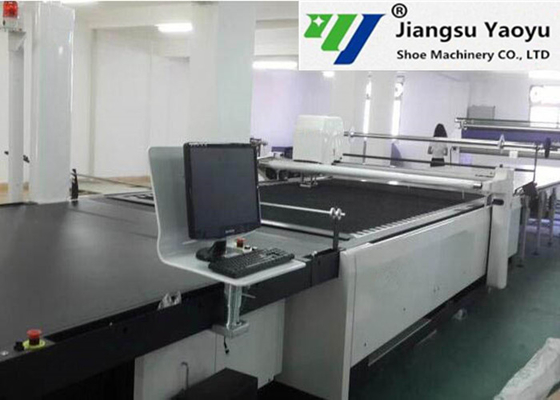 High Efficiency Automatic Computer Cutting Machine For Sofa Leather Cloth